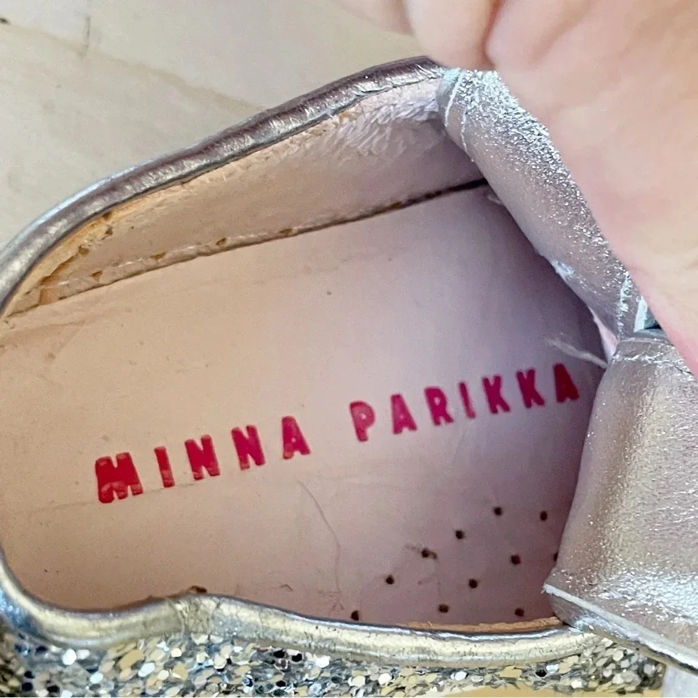 Minna Parikka Glitter Bunny Sneakers toddler Sz 21 US 6 - Picture 8 of 8